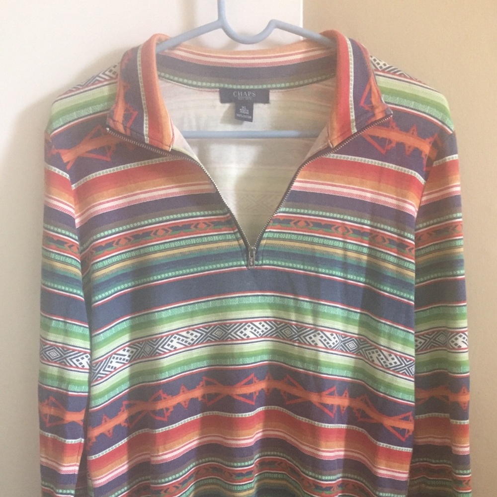 Aztec quarter zip